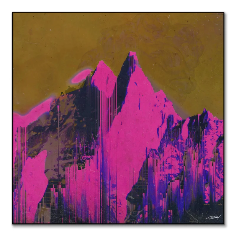 We Move Lightly Pink Wall Art by Jamison Gish