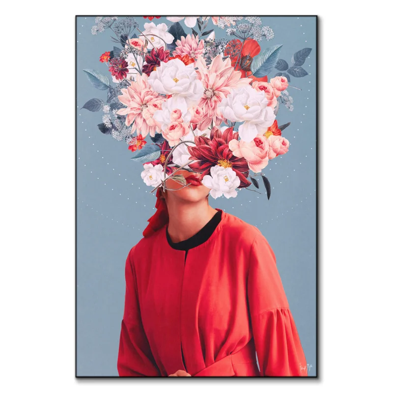 We Gathered in Spring Red Wall Art by Frank Moth