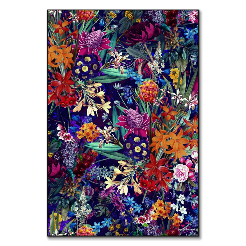 Future Nature XIII Purple Wall Art by Burcu Korkmazyurek