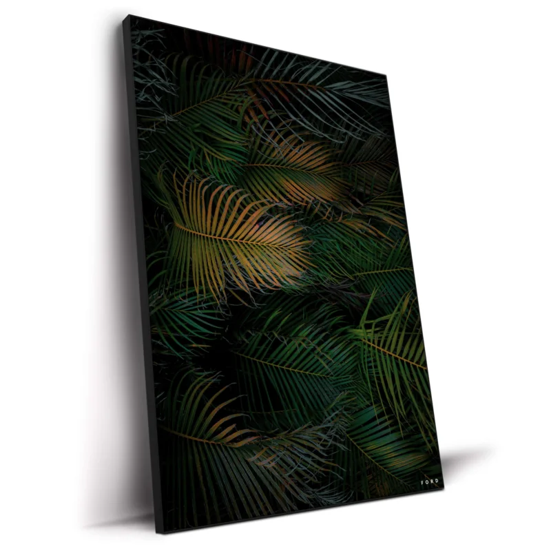Palm Sundae View Green Wall Decor by Nick Ford