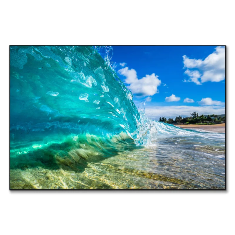 Tropical Shore Break Vibrant Wall Art by Derek Gomez