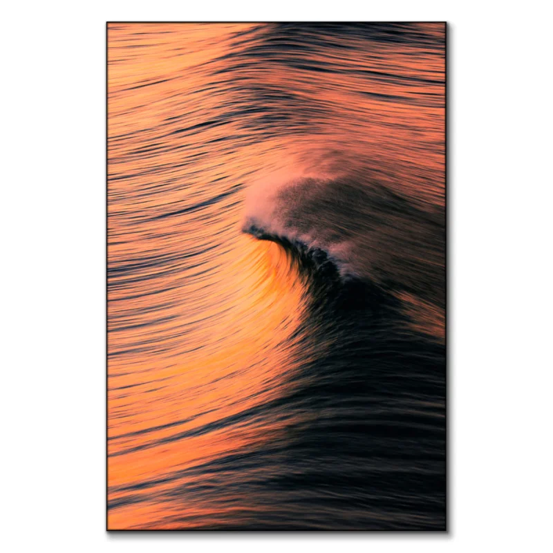 Sunrise Curl Vibrant Wall Art by Derek Gomez