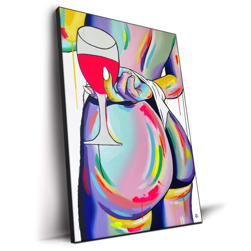 Alyssa Abstract Colorful Wall Decor by IR Artwork