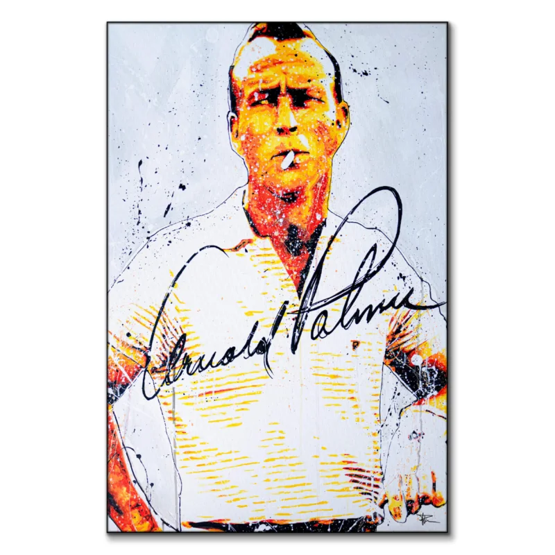 Arnold Palmer Blue Wall Art by P Muir Art