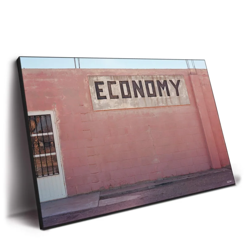 Economy Sign Neutral Wall Decor by Nicholas Dantzer