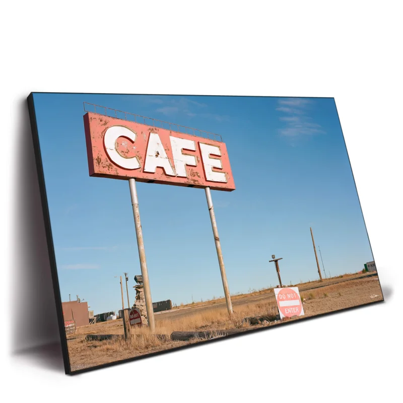 Cafe Sign Wall Decor by Nicholas Dantzer